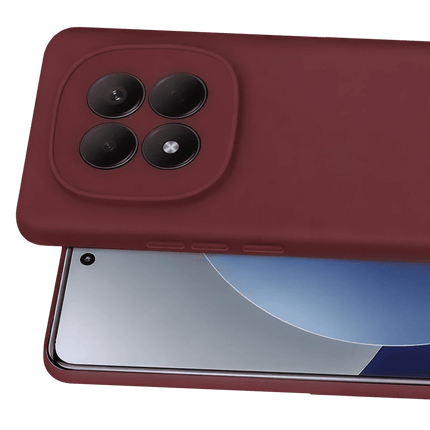 Xiaomi Redmi Note 15 Pro 5G First Silikon Kılıf - Bordo 2
