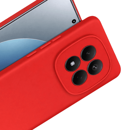 Xiaomi Redmi Note 15 Pro 5G First Silikon Kılıf - Kırmızı 3