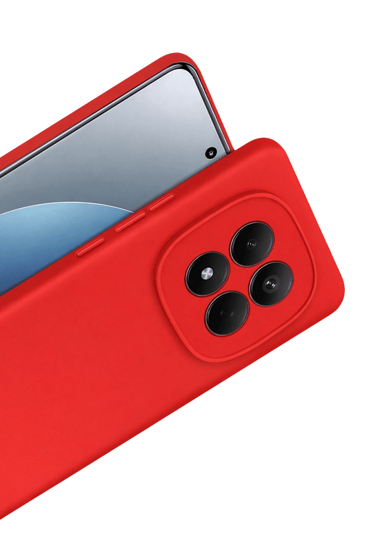 Xiaomi Redmi Note 15 Pro 5G First Silikon Kılıf - Kırmızı 3