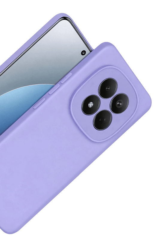 Xiaomi Redmi Note 15 Pro 5G First Silikon Kılıf - Lila 3