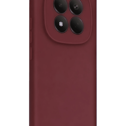 Xiaomi Redmi Note 15 Pro 5G First Silikon Kılıf - Bordo 4