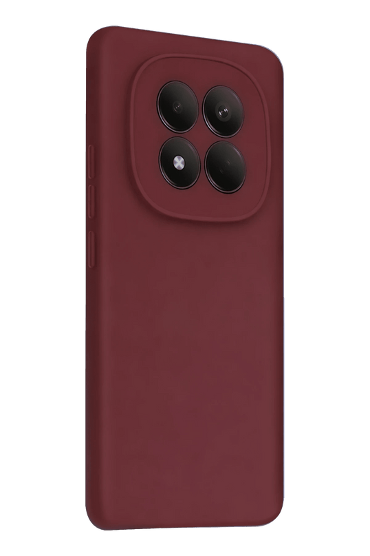 Xiaomi Redmi Note 15 Pro 5G First Silikon Kılıf - Bordo 4