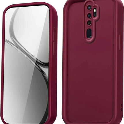 Xiaomi Redmi Note 8 Pro Viera Silikon Kılıf - Bordo
