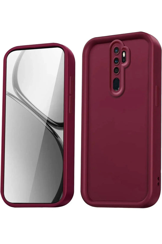 Xiaomi Redmi Note 8 Pro Viera Silikon Kılıf - Bordo