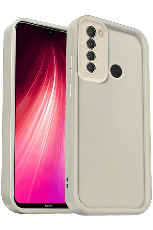 Xiaomi Redmi Note 8 Viera Silikon Kılıf - Krem