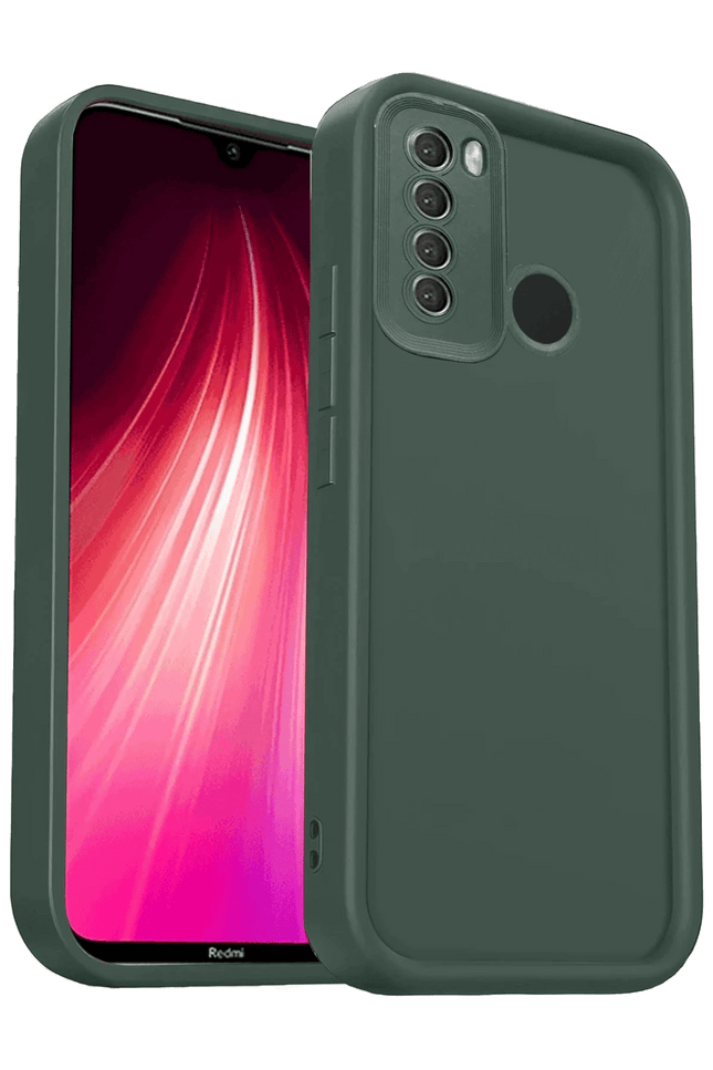 Xiaomi Redmi Note 8 Viera Silikon Kılıf - Koyu Yeşil