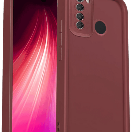 Xiaomi Redmi Note 8 Viera Silikon Kılıf - Bordo