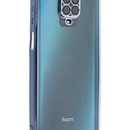 Xiaomi Redmi Note 9 Pro Razer Lensli Silikon Kılıf - Açık Mavi