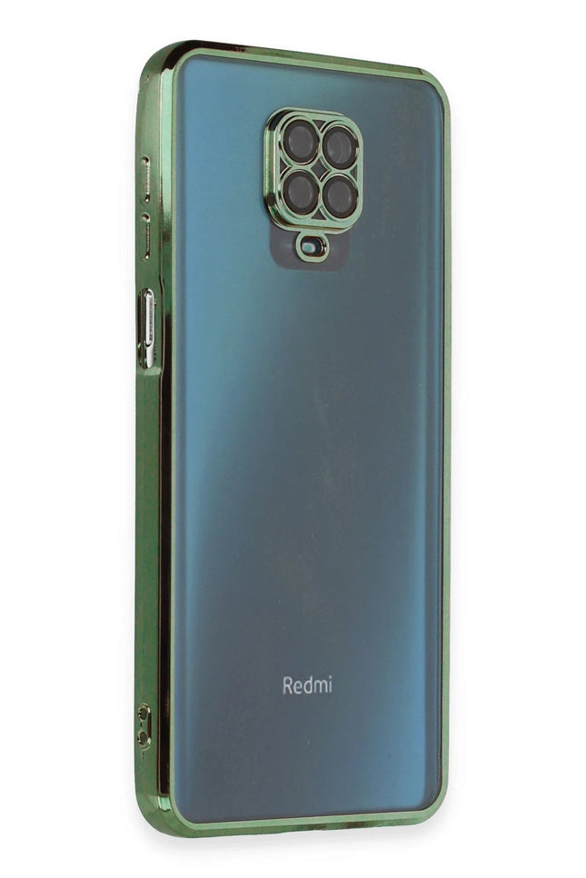 Xiaomi Redmi Note 9 Pro Razer Lensli Silikon Kılıf - Yeşil