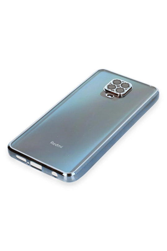 Xiaomi Redmi Note 9 Pro Razer Lensli Silikon Kılıf - Açık Mavi 4