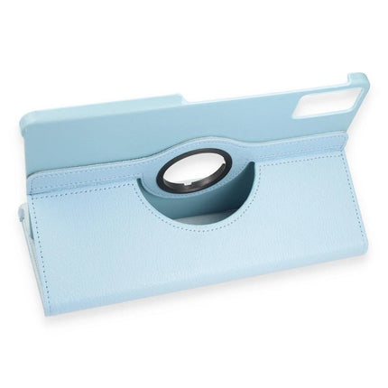 Xiaomi Redmi Pad SE 360 Tablet Deri Kılıf - Turkuaz 2