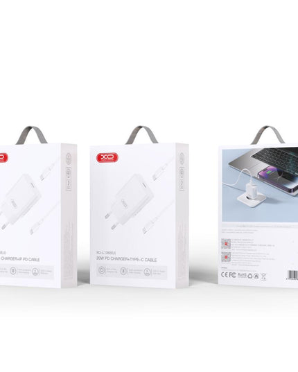 XO L126 Type-C to Type-C Hızlı PD 20W Şarj Aleti Seti - 2