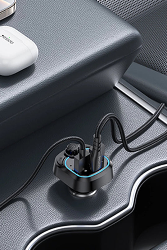 Y70 RGB 1 Adet 15W Type-C ve 1 Adet 15W USB Çıkışlı BT 5.3 FM Transmitter 2