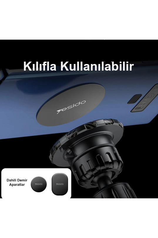 C154 Izgara Klipsli Manyetik Magsafe Araç Tutucu 6