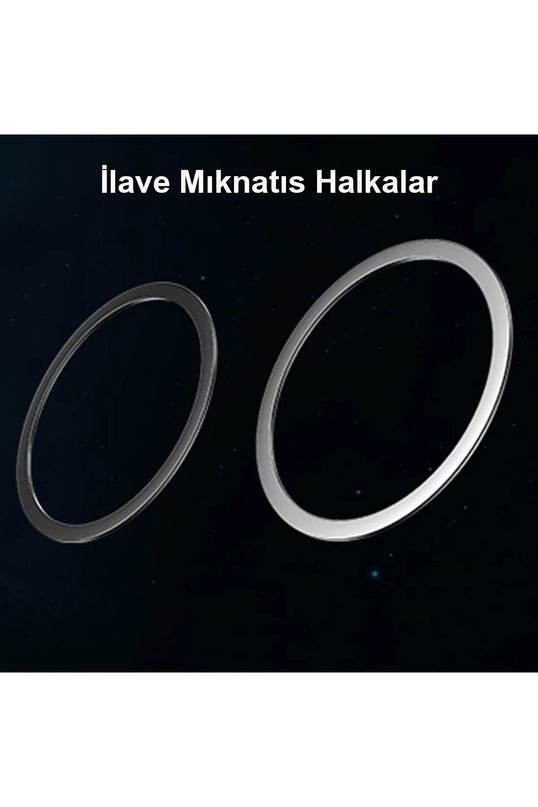 C158 2in1 Izgara Klipsli ve Vantuzlu 360 Derece Ayarlanabilir Manyetik Magsafe Araç Tutucu 6