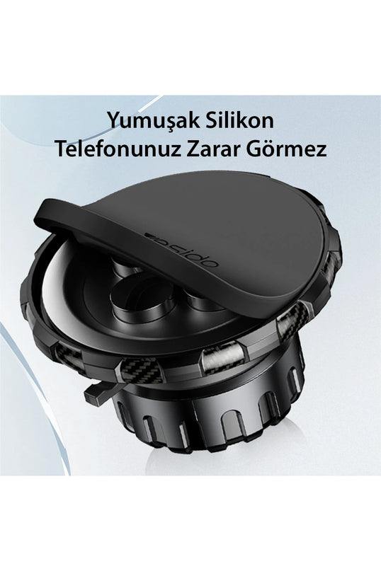 C160 360 Derece Ayarlanabilir Vantuzlu Manyetik Magsafe Araç Tutucu 7
