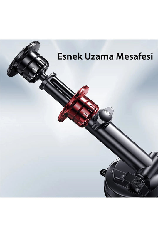 C160 360 Derece Ayarlanabilir Vantuzlu Manyetik Magsafe Araç Tutucu 10