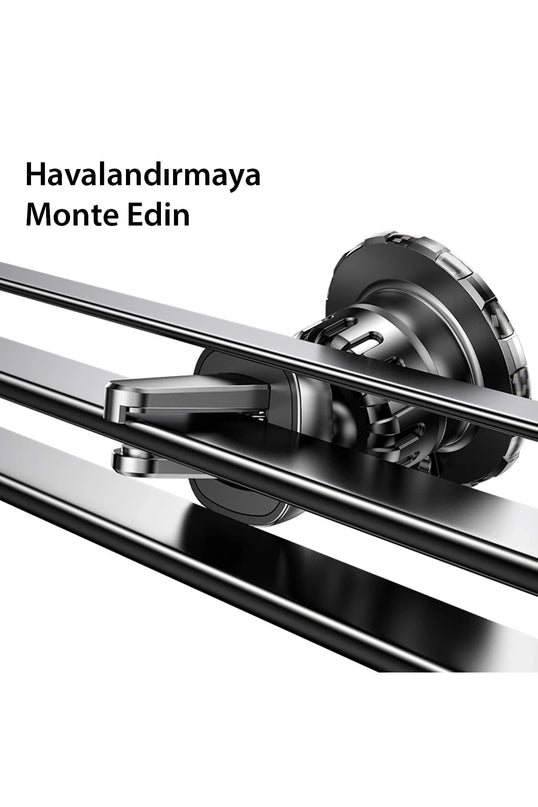 C160 360 Derece Ayarlanabilir Vantuzlu Manyetik Magsafe Araç Tutucu 2