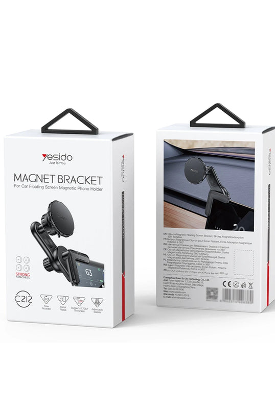 C212 360 Derece Ayarlanabilir Araç CarPlay Ekranına Sabitlenen Magsafe Araç Telefon Tutucu 5