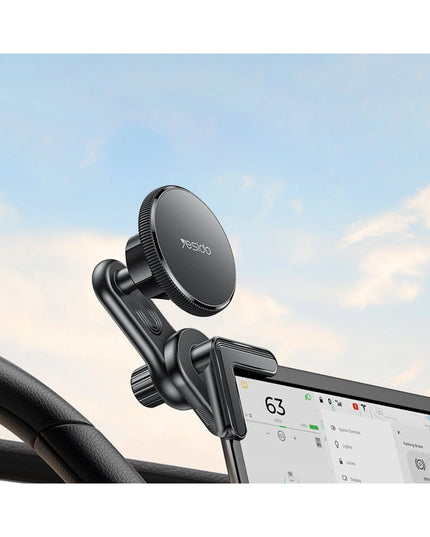 C213 360 Derece Ayarlanabilir Araç CarPlay Ekranına Sabitlenen Magsafe Araç Tutucu 5