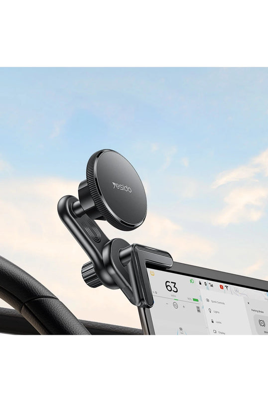 C213 360 Derece Ayarlanabilir Araç CarPlay Ekranına Sabitlenen Magsafe Araç Tutucu 5