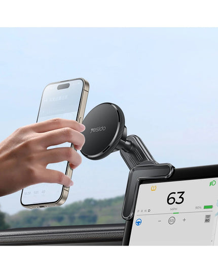 C213 360 Derece Ayarlanabilir Araç CarPlay Ekranına Sabitlenen Magsafe Araç Tutucu 3