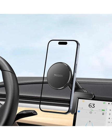 C213 360 Derece Ayarlanabilir Araç CarPlay Ekranına Sabitlenen Magsafe Araç Tutucu 2