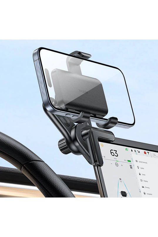 C250 360 Derece Ayarlanabilir Araç CarPlay Ekranına Sabitlenen Araç Telefon Tutucu 6