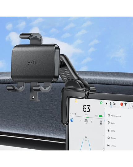 C250 360 Derece Ayarlanabilir Araç CarPlay Ekranına Sabitlenen Araç Telefon Tutucu 3