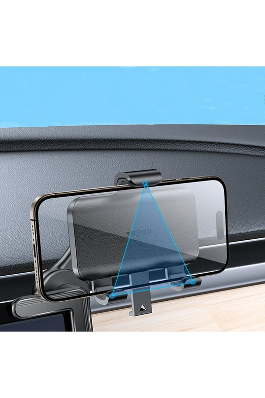 C250 360 Derece Ayarlanabilir Araç CarPlay Ekranına Sabitlenen Araç Telefon Tutucu 5