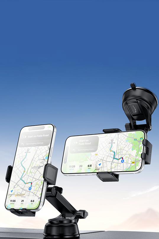 C279 360 Dönebilen Cam Panelli Vakumlu Araç Tutucu 6