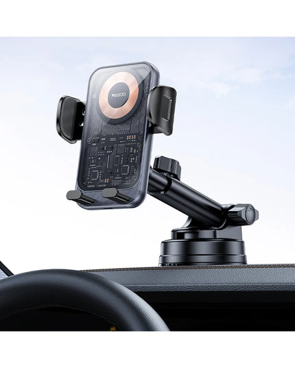 C307 Yapışkanlı 360 Derece Ayarlanabilir Cam Yüzeyli 15W Kablosuz Şarjlı Magsafe Araç Tutucu 2