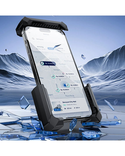C331 360 Derece Ayarlanabilir Güneş Işığı Engelleme Özellikli Bisiklet İçin Telefon Tutucu 3