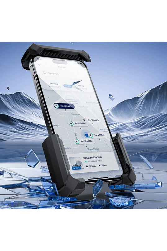 C331 360 Derece Ayarlanabilir Güneş Işığı Engelleme Özellikli Bisiklet İçin Telefon Tutucu 3