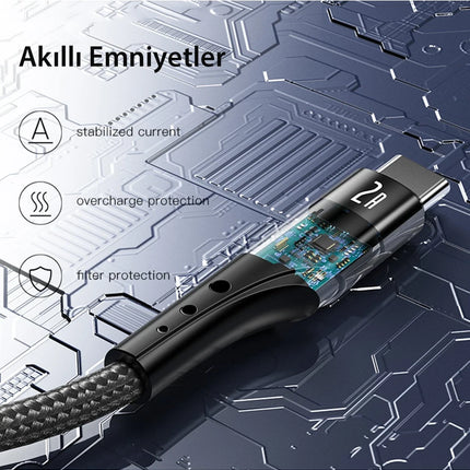 CA109 3M 2A Usb to Lightning Hızlı Şarj Kablosu 7