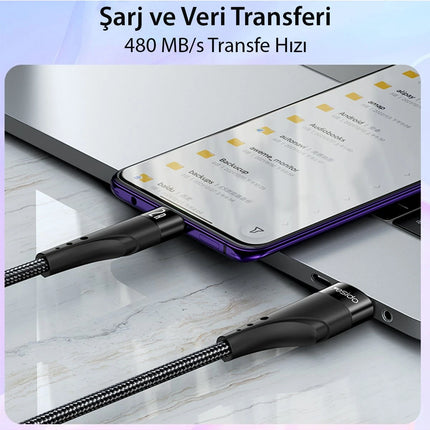 CA109 3M 2A Usb to Lightning Hızlı Şarj Kablosu 8