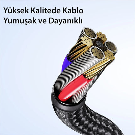 CA109 3M 2A Usb to Lightning Hızlı Şarj Kablosu 9