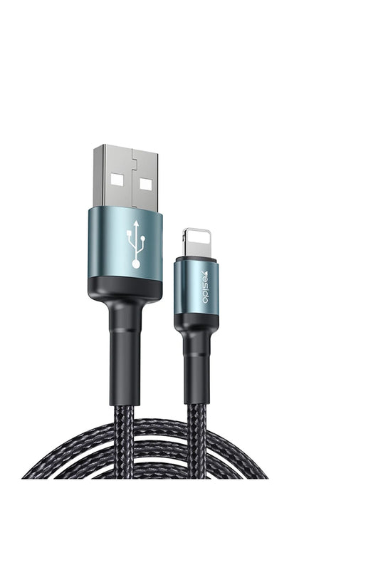 CA74 1.2M 2.4A Hasırlı Usb to Lightning Hızlı Şarj Kablosu