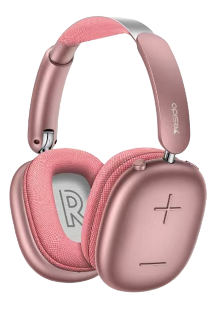 EP10 BT 5.4 USB-C Şarj Destekli Kafaüstü Bluetooth Kulaklık – Pembe