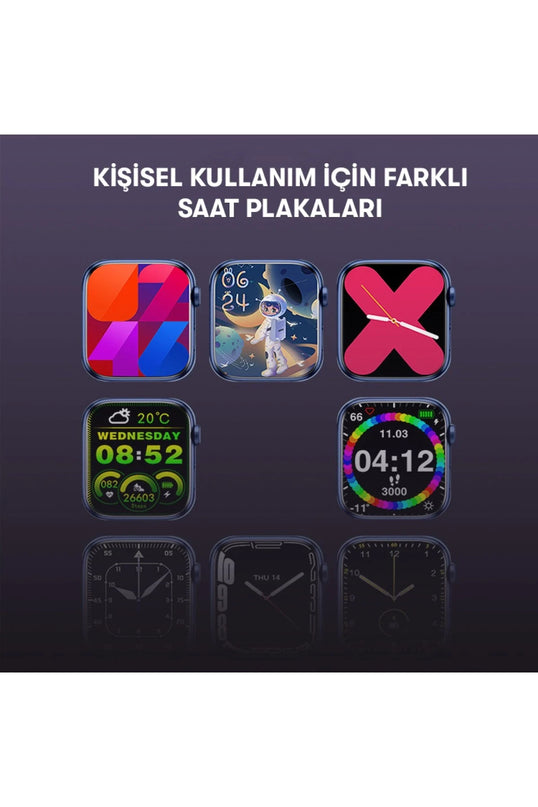 IO17 1.89 inç IP68 Su Geçirmez Konuşmalı Akıllı Saat 6