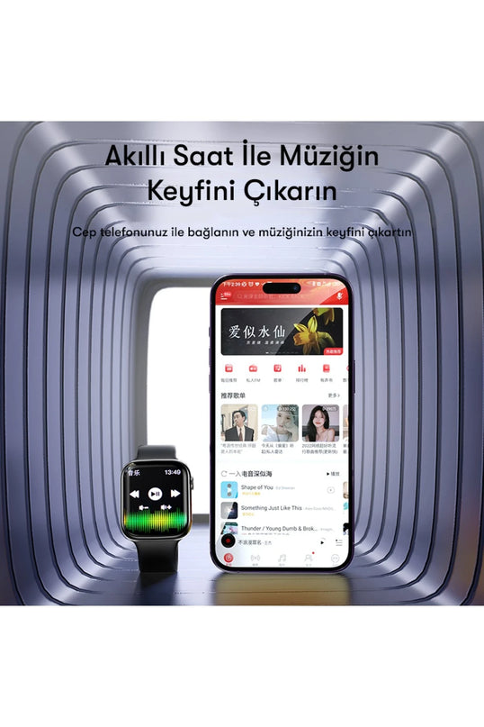 IO17 1.89 inç IP68 Su Geçirmez Konuşmalı Akıllı Saat 10