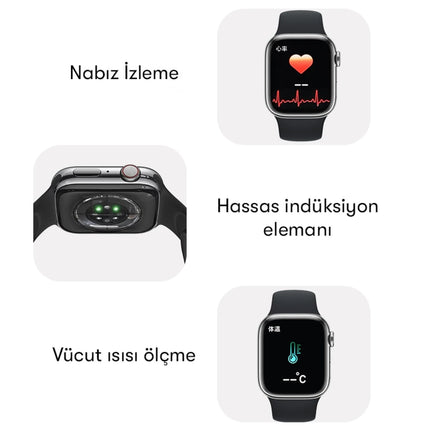 IO18 1.89 inç IP68 Su Geçirmez Konuşmalı Akıllı Saat 5