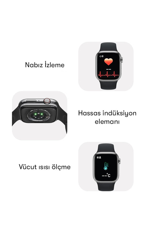 IO18 1.89 inç IP68 Su Geçirmez Konuşmalı Akıllı Saat 5