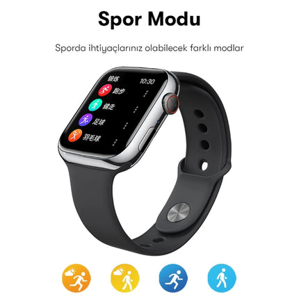 IO18 1.89 inç IP68 Su Geçirmez Konuşmalı Akıllı Saat 4