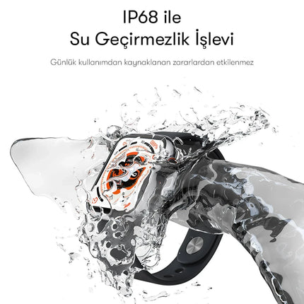 IO18 1.89 inç IP68 Su Geçirmez Konuşmalı Akıllı Saat 11