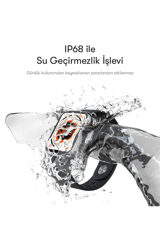 IO18 1.89 inç IP68 Su Geçirmez Konuşmalı Akıllı Saat 11
