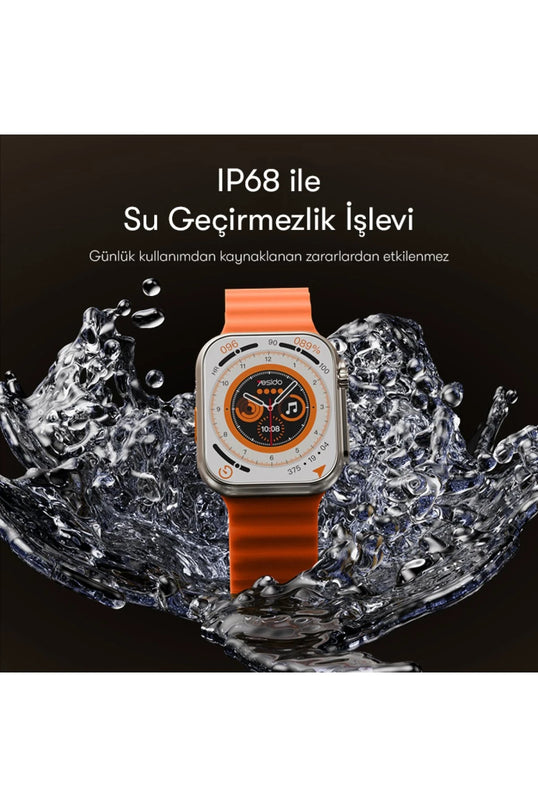 IO19 2 inç IP68 Su Geçirmez Konuşmalı Akıllı Saat 7