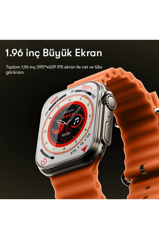 IO19 2 inç IP68 Su Geçirmez Konuşmalı Akıllı Saat 12