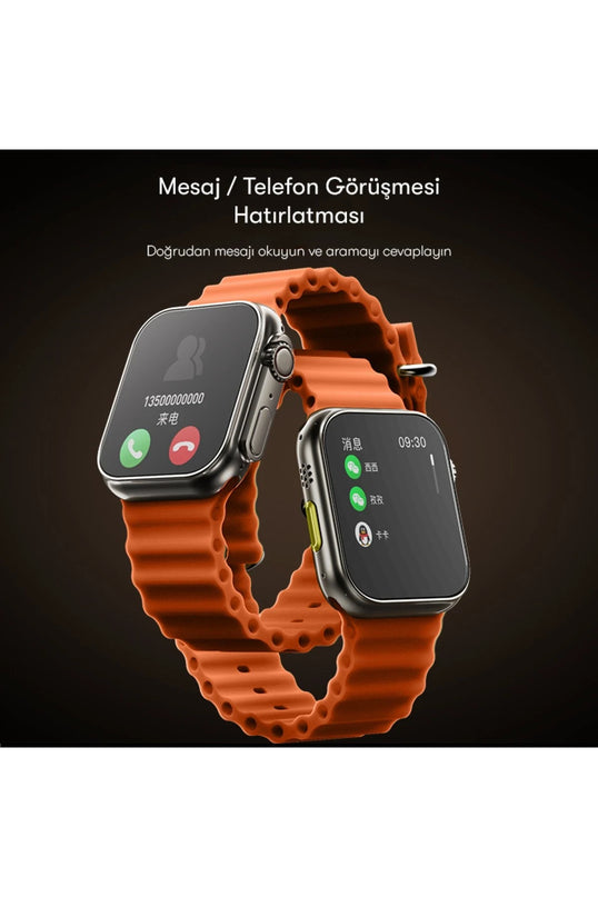 IO19 2 inç IP68 Su Geçirmez Konuşmalı Akıllı Saat 9