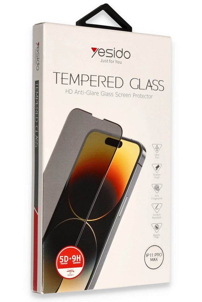 iPhone 11 Pro Max TG13 5D Hayalet Cam Ekran Koruyucu 2